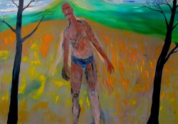 Egyptian in Lapland, oil on canvas, 120x200 cm